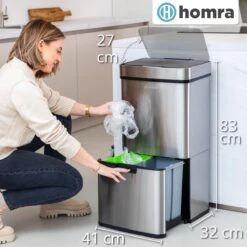 Nexo Prullenbak Afvalscheiding 3 Vakken - 72 Liter (2x12+48L) Met Infrarood Sensor Homra- Design Trio Afvalemmer RVS - Afvalscheidingsprullenbak - Keuken Afvalemmer - Recycle Afvalbak Zilver - Hygiënisch - Kantoor Vuilbak - Elektrisch - Vuilnisbakken 15 Nexo Prullenbak Afvalscheiding 3 Vakken - 72 Liter (2x12+48L) Met Infrarood Sensor Homra- Design Trio Afvalemmer RVS - Afvalscheidingsprullenbak - Keuken Afvalemmer - Recycle Afvalbak Zilver - Hygiënisch - Kantoor Vuilbak - Elektrisch - Vuilnisbakken -Mepal shop 1200x1200 981