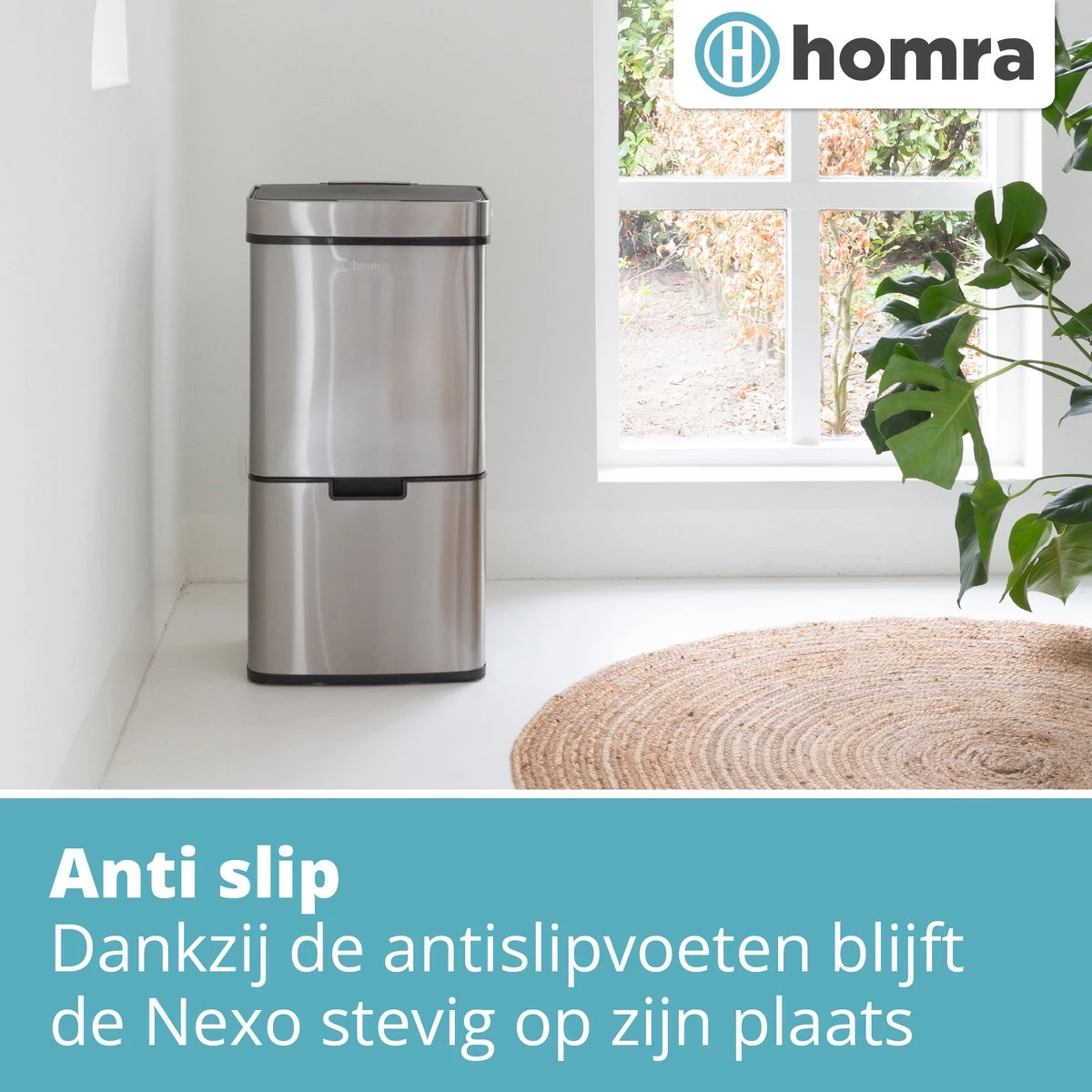 Nexo Prullenbak Afvalscheiding 3 Vakken - 72 Liter (2x12+48L) Met Infrarood Sensor Homra- Design Trio Afvalemmer RVS - Afvalscheidingsprullenbak - Keuken Afvalemmer - Recycle Afvalbak Zilver - Hygiënisch - Kantoor Vuilbak - Elektrisch - Vuilnisbakken 10 Nexo Prullenbak Afvalscheiding 3 Vakken - 72 Liter (2x12+48L) Met Infrarood Sensor Homra- Design Trio Afvalemmer RVS - Afvalscheidingsprullenbak - Keuken Afvalemmer - Recycle Afvalbak Zilver - Hygiënisch - Kantoor Vuilbak - Elektrisch - Vuilnisbakken - Afbeelding 8