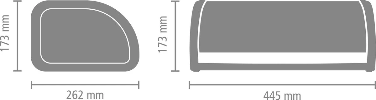 Brabantia Broodtrommel - Met Schuifdeksel - Matt Steel Fingerprint Proof 7 Brabantia Broodtrommel - Met Schuifdeksel - Matt Steel Fingerprint Proof - Afbeelding 5