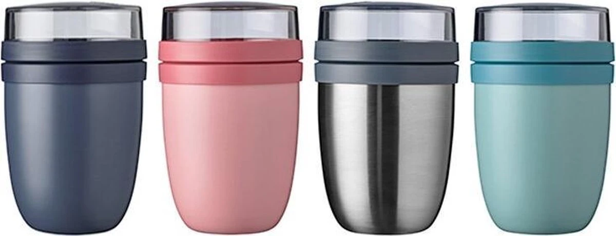 Mepal – Isoleer Lunchpot Ellipse – Houdt Je Eten 6-8 Uur Warm En 12 Uur Koud – Nordic Pink – 2 Compartimenten – Soep Beker To Go – Yoghurt Beker Muesli - Thermos Lunchbox 8 Mepal – Isoleer Lunchpot Ellipse – Houdt Je Eten 6-8 Uur Warm En 12 Uur Koud – Nordic Pink – 2 Compartimenten – Soep Beker To Go – Yoghurt Beker Muesli - Thermos Lunchbox - Afbeelding 6
