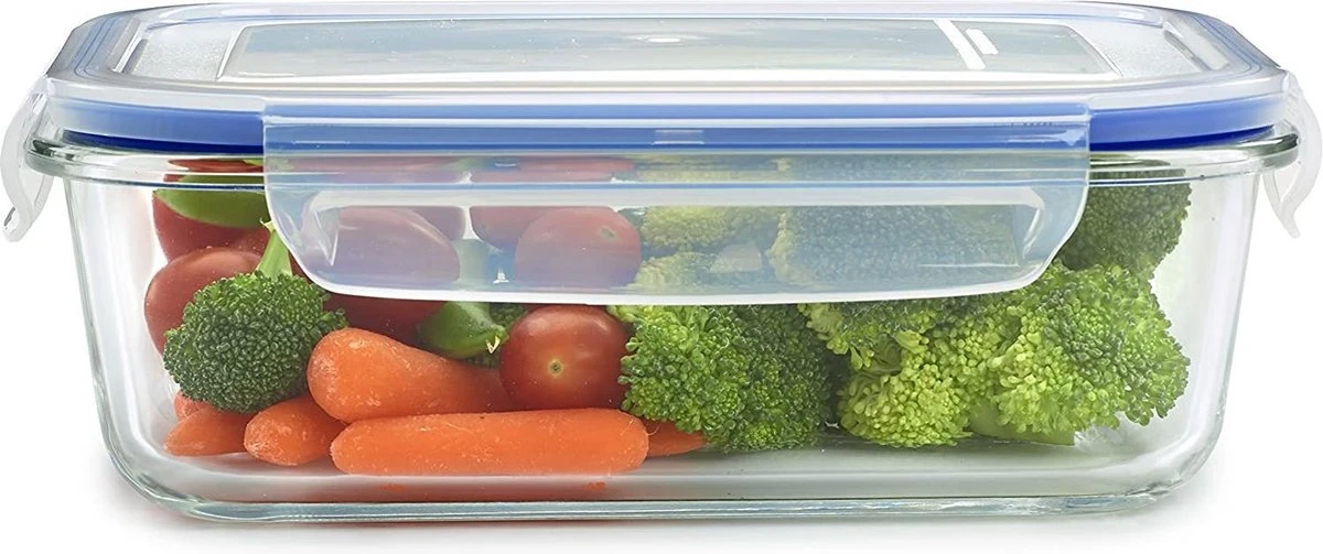 VMCA Glazen Vershoudbakjes Voor Vriezer Oven En Magnetron - 9 Bakjes 10 VMCA Glazen Vershoudbakjes Voor Vriezer Oven En Magnetron - 9 Bakjes - Afbeelding 8