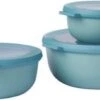 Mepal - Multikom Cirqula 3-delige Set (350 + 750 + 1250 Ml) - Mag In De Vriezer, Magnetron En Vaatwasser – Nordic Green – Meal Prep Bakjes - Bewaardozen Met Deksel -Mepal shop 1200x541 1