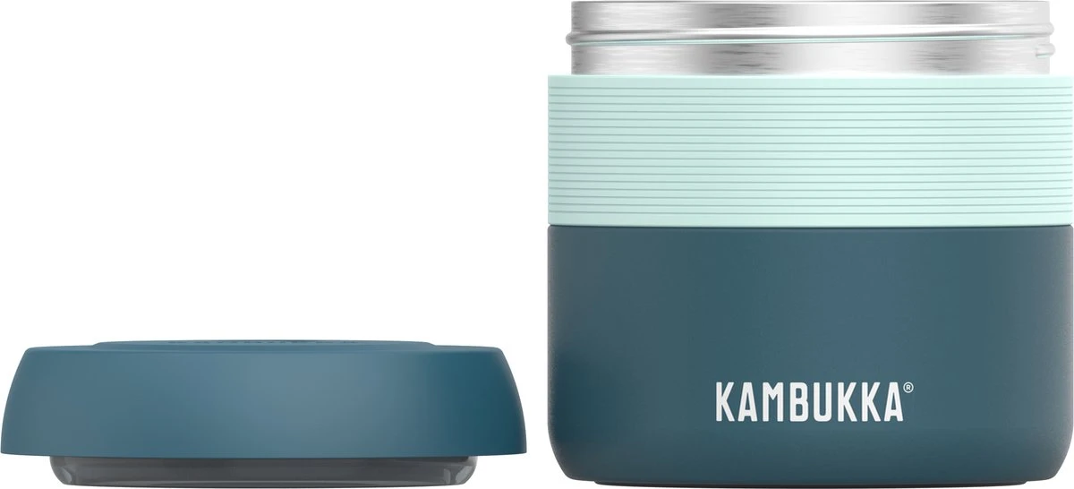 Kambukka Bora - Lunchbox - 400 Ml - Voedselcontainer Houdt 6 Uur Warm & 100 % Lekvrij - Deep Teal 7 Kambukka Bora - Lunchbox - 400 Ml - Voedselcontainer Houdt 6 Uur Warm & 100 % Lekvrij - Deep Teal - Afbeelding 5