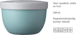 Mepal – Snackpot Ellipse 350 Ml – Praktische Snackbox Voor Onderweg – Wit - Mag In De Magnetron, Vriezer En Vaatwasser. -Mepal shop 1200x557 2