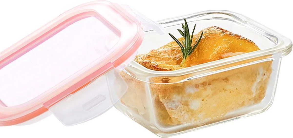 Lock&Lock Glazen Mini Vershoudbakjes - Glazen Bakjes Met Deksel - Ovenschaaltjes Met Deksel - Set Van 9 Stuks - 160 Ml 4 Lock&Lock Glazen Mini Vershoudbakjes - Glazen Bakjes Met Deksel - Ovenschaaltjes Met Deksel - Set Van 9 Stuks - 160 Ml - Afbeelding 2