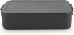 Brabantia Make & Take Bento Lunchbox Incl Bentobox - Large - Kunststof - Dark Grey -Mepal shop 1200x572