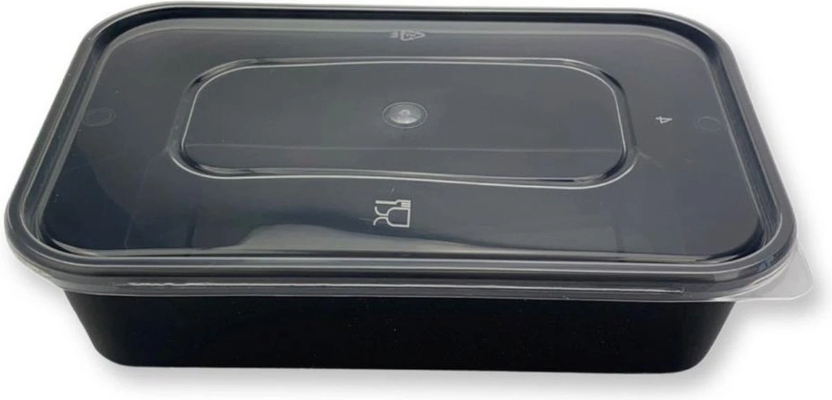 50 Stuks Zwarte Magnetron Bakjes Met Deksel - 500 Cc Bakjes - 500ml Bakjes Met Deksel - Magnetronbakje - Saladebakje Met Deksel - Zwart Bakje - Tapas - Diepvriesbakjes - Vershoudbakjes - Plastic Bakjes Met Deksel - Vershouddoos - Lunchbox 6 50 Stuks Zwarte Magnetron Bakjes Met Deksel - 500 Cc Bakjes - 500ml Bakjes Met Deksel - Magnetronbakje - Saladebakje Met Deksel - Zwart Bakje - Tapas - Diepvriesbakjes - Vershoudbakjes - Plastic Bakjes Met Deksel - Vershouddoos - Lunchbox - Afbeelding 4