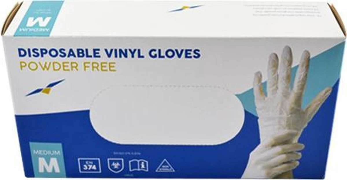 Merkloos Wegwerp Handschoenen - Vinyl Handschoenen - Poedervrij - Wit - Maat M - 100 Stuks 8 Merkloos Wegwerp Handschoenen - Vinyl Handschoenen - Poedervrij - Wit - Maat M - 100 Stuks - Afbeelding 6
