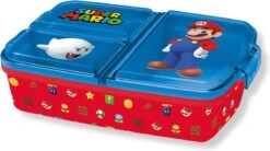 Mickey Mouse Super Mario Broodtrommel 3 Vakjes - 18x13 Cm - Brooddoos - Lunchbox -Mepal shop 1200x670 2