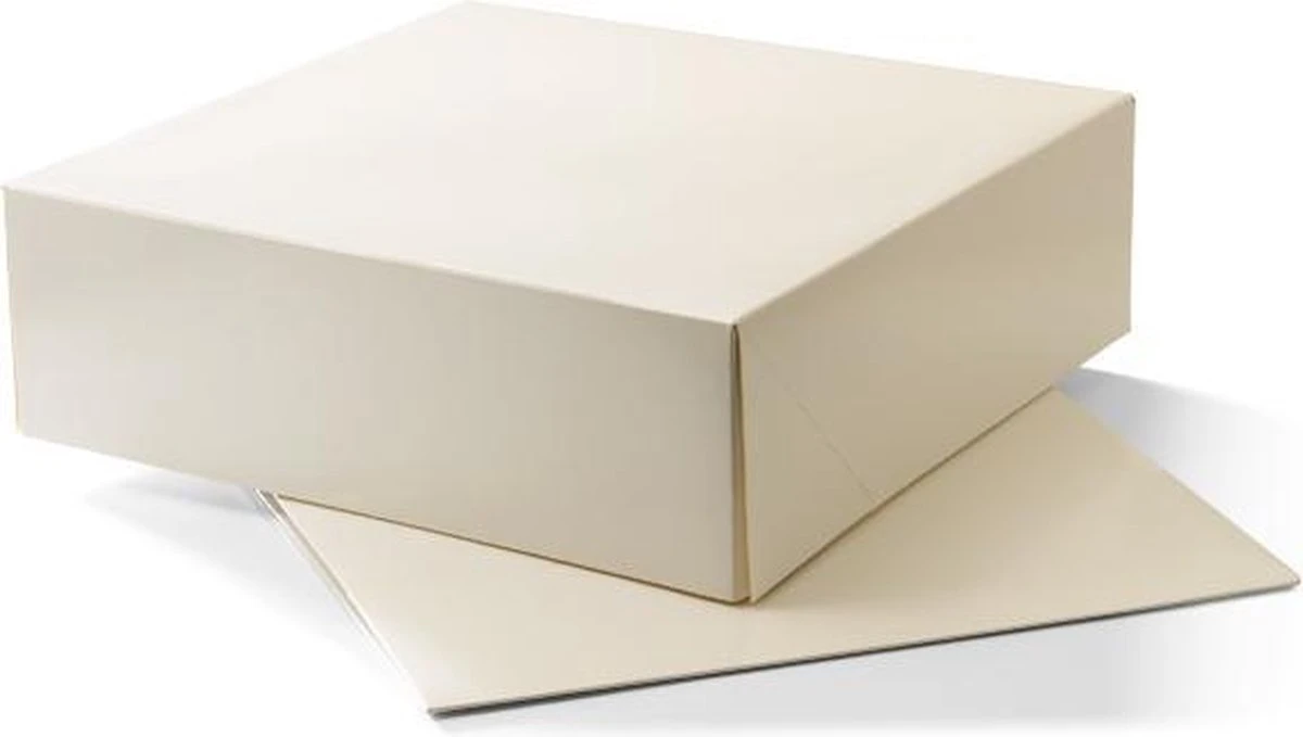 10 Stuks - Taartdoos Karton - 25x25x8 Cm - Duplex - Cake Doos - Gebaksdoos Karton 3 10 Stuks - Taartdoos Karton - 25x25x8 Cm - Duplex - Cake Doos - Gebaksdoos Karton
