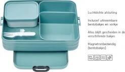 Mepal – Bento Lunchbox Take A Break Large- Inclusief Bento Box – Nordic Blue – Lunchbox Voor Volwassenen -Mepal shop 1200x688 4