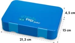 Klarstein Schmatzfatz Junior Lunchbox 6 Vakken - Bento - Vershouddoos 21,3 X 15 X 4,5 Cm (BxHxD) - BPA-vrij - Vaatwasserbestendig -Mepal shop 1200x693 2