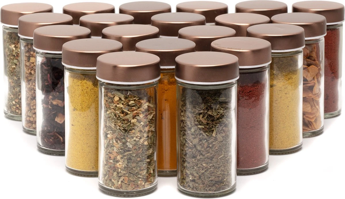 Pazzo Goods - Kruidenrek Staand - Kruidenrek Met Potjes - Rose Goud - RVS - Kruidenrek Draaibaar - 20 Kruidenpotjes - Inclusief Stickers & Stift - Kruiden Carrousel 10 Pazzo Goods - Kruidenrek Staand - Kruidenrek Met Potjes - Rose Goud - RVS - Kruidenrek Draaibaar - 20 Kruidenpotjes - Inclusief Stickers & Stift - Kruiden Carrousel - Afbeelding 8