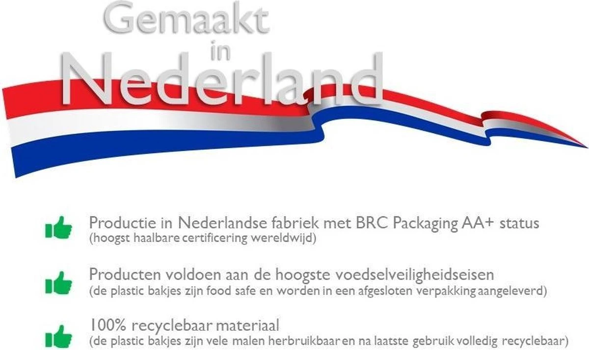 20 X Plastic Bakjes Met Deksel - 520 Ml - ø95mm - Rond - Vershoudbakjes - Meal Prep Bakjes - Transparant - Geschikt Voor Diepvries, Magnetron En Vaatwasser - Nederlandse Producent 5 20 X Plastic Bakjes Met Deksel - 520 Ml - ø95mm - Rond - Vershoudbakjes - Meal Prep Bakjes - Transparant - Geschikt Voor Diepvries, Magnetron En Vaatwasser - Nederlandse Producent - Afbeelding 3