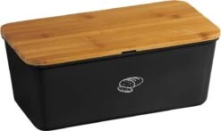 Melamine Broodtrommel Met Bamboe Snijplank | Brood Bewaar Doos Met Hoge Kwaliteit Bamboe Snij Plank | Met Bamboe Deksel, Te Gebruiken Als Brood Snijplank | Afm. 34 X 18 X 14 Cm. | Kleur Brood Trommel: ZWART 8 Melamine Broodtrommel Met Bamboe Snijplank | Brood Bewaar Doos Met Hoge Kwaliteit Bamboe Snij Plank | Met Bamboe Deksel, Te Gebruiken Als Brood Snijplank | Afm. 34 X 18 X 14 Cm. | Kleur Brood Trommel: ZWART -Mepal shop 1200x713 7