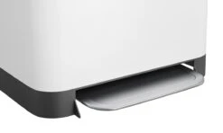 Prullenbak Met Pedaal - 50 Liter - RVS - Wit - Pedaalemmer StangVollby Osdall - Automatisch Lucht Filter - Odor Control - 50L Capaciteit - Soft Close Deksel - Afvalemmer - Met Hengsel - Afval Aandrukken - Scandinavisch Design - Hygiënisch -Mepal shop 1200x720 2