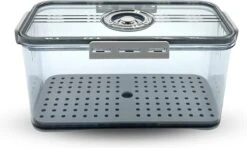 Zigla - Vershouddoos – Datumaanduiding – Voedselcontainer – Meal Prep – Fruitbakje – Vacuum Bewaardoos – Foodsaver