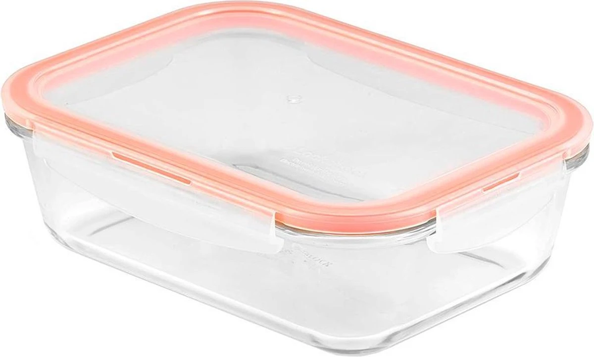 Lock&Lock Glazen Vershoudbakjes - Glazen Meal Prep Bakjes - Glazen Bakjes Met Deksel - Ovenschaal Met Deksel - Set Van 4 Stuks - 1 Liter 4 Lock&Lock Glazen Vershoudbakjes - Glazen Meal Prep Bakjes - Glazen Bakjes Met Deksel - Ovenschaal Met Deksel - Set Van 4 Stuks - 1 Liter - Afbeelding 2
