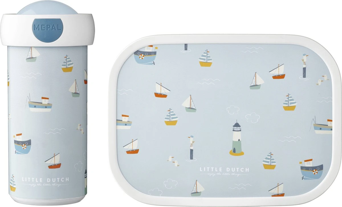 Mepal – Lunchset Campus (sb + Lb) – Schoolbeker En Broodtrommel Voor Kinderen – Sailors Bay – Bento Box 3 Mepal – Lunchset Campus (sb + Lb) – Schoolbeker En Broodtrommel Voor Kinderen – Sailors Bay – Bento Box