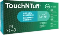ANSELL TouchNTuff® 92-600 - Nitril Wegwerp Handschoenen, Latexvrij, Poedervrij, L, Groen, 100 Stuks -Mepal shop 1200x728