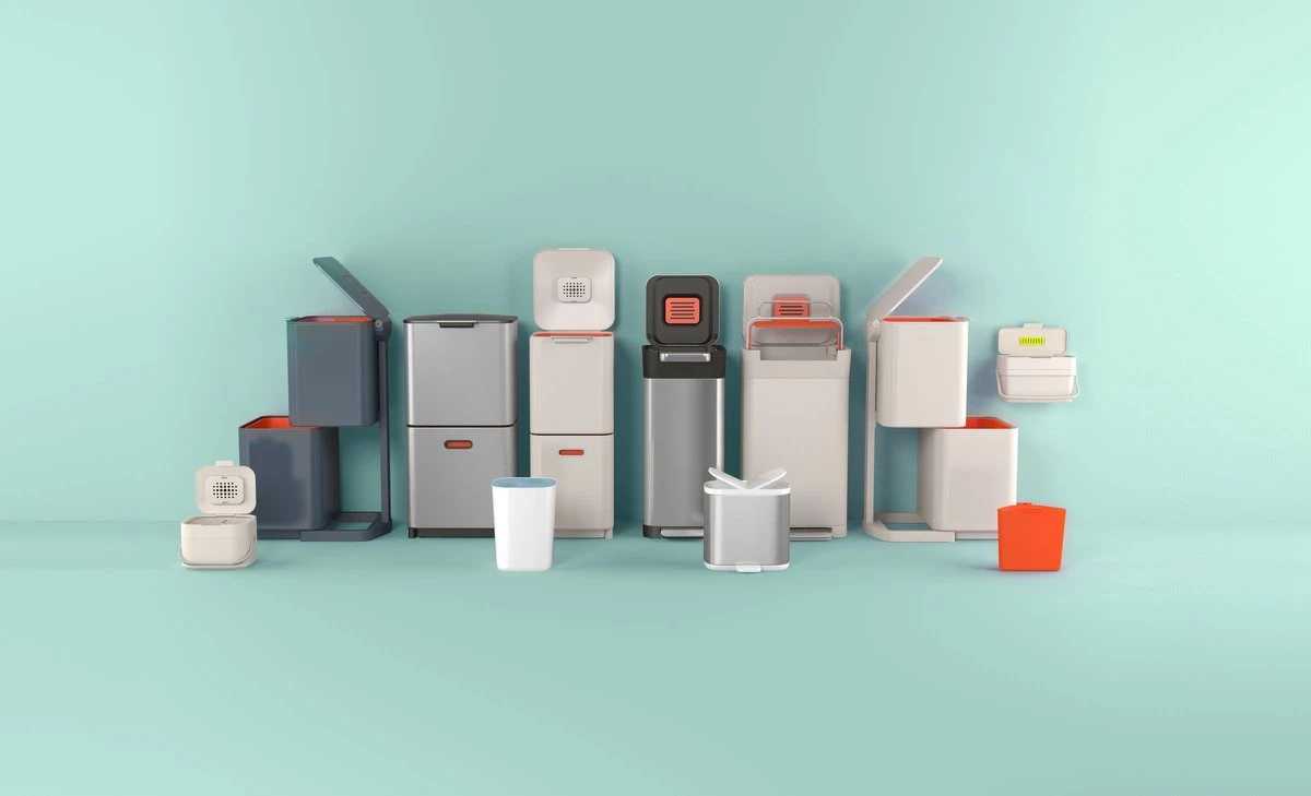 Joseph Joseph Intelligent Waste Stack Afvalbakje - 4 L - Stone 6 Joseph Joseph Intelligent Waste Stack Afvalbakje - 4 L - Stone - Afbeelding 4