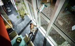 Leifheit Dry & Clean Ruitenreiniger Met Steel (43 Cm), Inwasser En Smalle Zuigmond (17 Cm) Click System -Mepal shop 1200x735