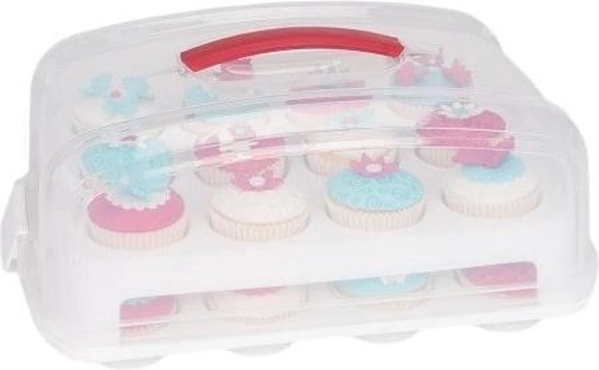 Patisse Cupcake Bewaardoos 39 X 13 Cm Transparant 7 Patisse Cupcake Bewaardoos 39 X 13 Cm Transparant - Afbeelding 5