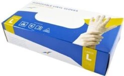 Wegwerp Handschoenen - Vinyl Handschoenen - Poedervrij - Wit - Maat L - 100 Stuks 12 Wegwerp Handschoenen - Vinyl Handschoenen - Poedervrij - Wit - Maat L - 100 Stuks -Mepal shop 1200x744