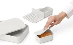 Brabantia Make & Take Bento Lunchbox Incl Bentobox - Large - Kunststof - Light Grey -Mepal shop 1200x744 3
