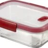 Curver Smart Cook Glazen Vershouddoos - Rechthoekig - 0,9L - Rood
