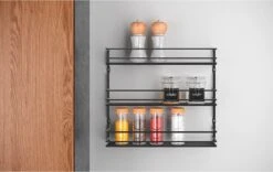 Tomado Metaltex - Pepito Kruidenrek - 3 Etages - Zwart - 36x8x31cm -Mepal shop 1200x756 2