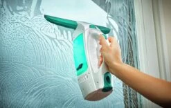 Leifheit Dry & Clean Ruitenreiniger Met Steel (43 Cm), Inwasser En Smalle Zuigmond (17 Cm) Click System -Mepal shop 1200x758 1