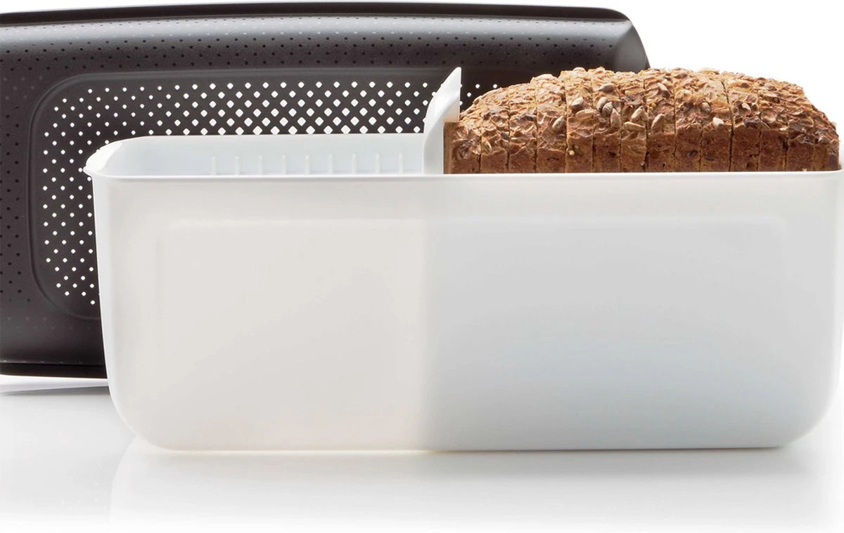 Tupperware BreadSmart Junior - Vershouddoos - Brood Langer Vers Houden - 32 X 17,5 X 15cm 4 Tupperware BreadSmart Junior - Vershouddoos - Brood Langer Vers Houden - 32 X 17,5 X 15cm - Afbeelding 2