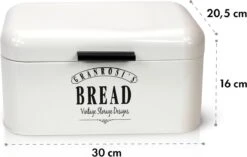 Delaware Broodtrommel Metaal 30 X 16 X 20,5 Cm Klapdeksel Ventilatiegaten -Mepal shop 1200x761 3