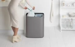 Brabantia Bo Touch Bin Prullenbak - 2 X 30 L - Platinum -Mepal shop 1200x766 10