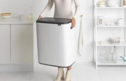 Brabantia Bo Touch Bin Prullenbak - 2 X 30 L - White -Mepal shop 1200x766 5