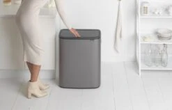 Brabantia Bo Touch Bin Prullenbak - 2 X 30 L - Platinum -Mepal shop 1200x766 9