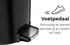 Pedaalemmer Stangvollby Kallax - 5 Liter - RVS - Zwart - Prullenbak - Toilet - Badkamer - Klein - Soft Close Deksel - Chique Design - Kleine Zwarte Pedaal Afvalemmer - Vuilnisbak Badkamer 21 Pedaalemmer Stangvollby Kallax - 5 Liter - RVS - Zwart - Prullenbak - Toilet - Badkamer - Klein - Soft Close Deksel - Chique Design - Kleine Zwarte Pedaal Afvalemmer - Vuilnisbak Badkamer -Mepal shop 1200x770 3