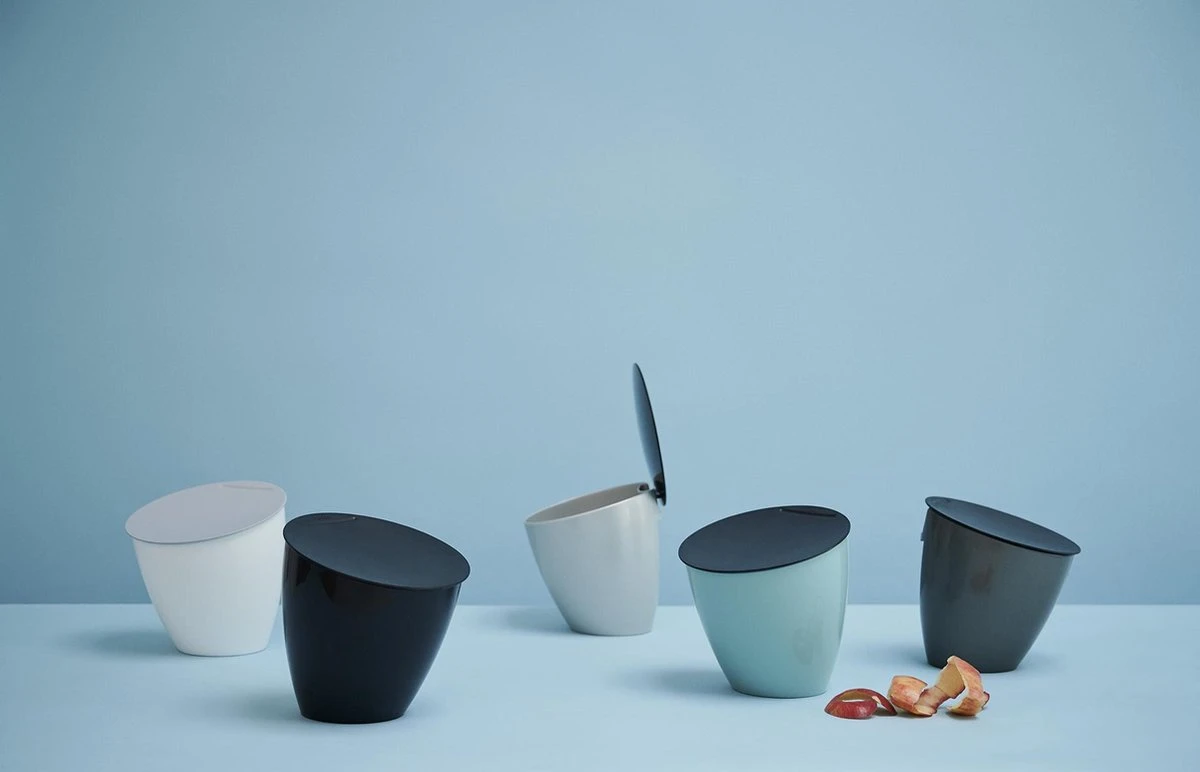 Mepal – Afvalbakje Calypso – Afvalbakje Voor Op Het Aanrecht – 2.2 Liter - Nordic Blue – Grote Vulopening – Gemakkelijk Te Reinigen 9 Mepal – Afvalbakje Calypso – Afvalbakje Voor Op Het Aanrecht – 2.2 Liter - Nordic Blue – Grote Vulopening – Gemakkelijk Te Reinigen - Afbeelding 7