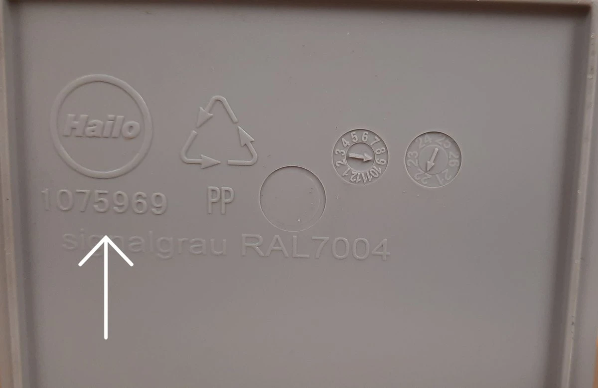 Hailo Deksel Voor Binnenemmer 7, 8 En 10 Liter Van Hailo Inbouwsystemen. Grijs 5 Hailo Deksel Voor Binnenemmer 7, 8 En 10 Liter Van Hailo Inbouwsystemen. Grijs - Afbeelding 3