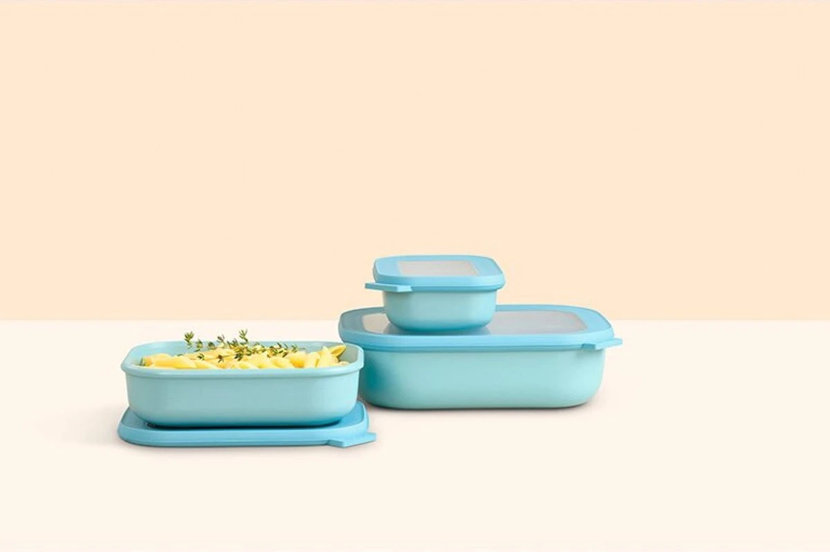 Mepal - Multikom Cirqula Rechthoekig 3-delige Set (500+1000+2000) - Mag In De Vriezer, Magnetron En Vaatwasser – Nordic Black – Meal Prep Bakjes - Bewaardozen Met Deksel 9 Mepal - Multikom Cirqula Rechthoekig 3-delige Set (500+1000+2000) - Mag In De Vriezer, Magnetron En Vaatwasser – Nordic Black – Meal Prep Bakjes - Bewaardozen Met Deksel - Afbeelding 7