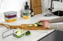 Vershoudbakjes - Meal Prep Bakjes - Lunchbox - Diepvriesbakjes - Vershouddoos - Vershoudbakjes Set - Plastic Bakjes - Voedselcontainer - Magnetron Bakjes Met Deksel - 18 Stuks - BPA Vrij - Stosh -Mepal shop 1200x798 24