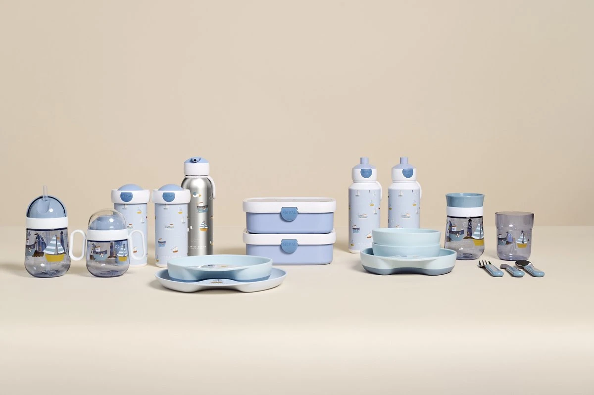 Mepal – Lunchset Campus (sb + Lb) – Schoolbeker En Broodtrommel Voor Kinderen – Sailors Bay – Bento Box 5 Mepal – Lunchset Campus (sb + Lb) – Schoolbeker En Broodtrommel Voor Kinderen – Sailors Bay – Bento Box - Afbeelding 3