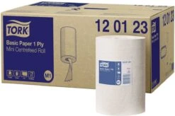 Tork Universal M1 Papier 1-laags Wit 22cm X 120 Meter - Doos 11 Rol 120123 18 Tork Universal M1 Papier 1-laags Wit 22cm X 120 Meter - Doos 11 Rol 120123 -Mepal shop 1200x799 22