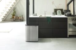 Brabantia Bo Touch Bin Prullenbak - 2 X 30 L - Matt Steel Fingerprint Proof -Mepal shop 1200x799 67