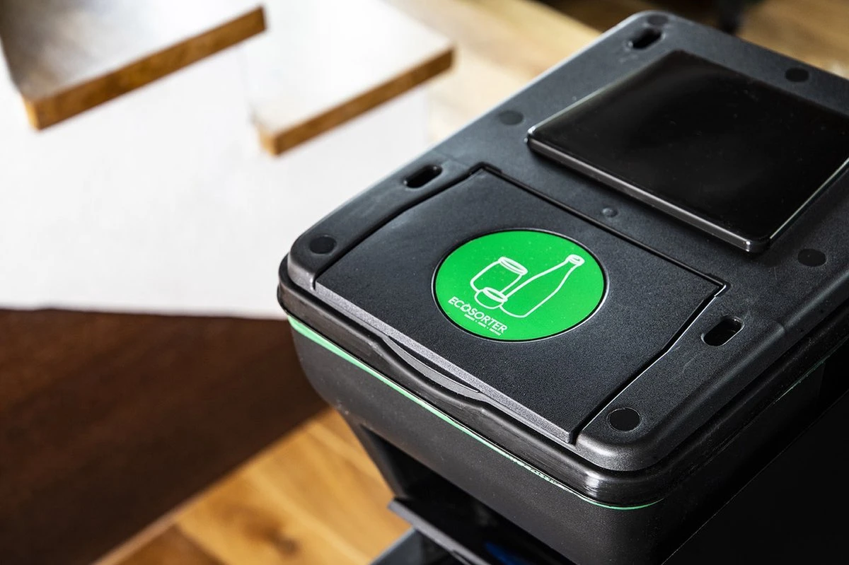 Afvalscheidingsbakken - Stapelbaar - Recycle Afvalbak - 4 Stuks - 4 X 25 Liter 6 Afvalscheidingsbakken - Stapelbaar - Recycle Afvalbak - 4 Stuks - 4 X 25 Liter - Afbeelding 4