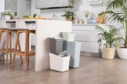 Curver Ready To Collect Prullenbak 30L - Set 2 Stuks - Blauw/Grijs -Mepal shop 1200x800 130