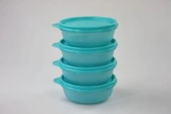 Tupperware 4 Stuks Ruimteschaaltjes 300 Ml