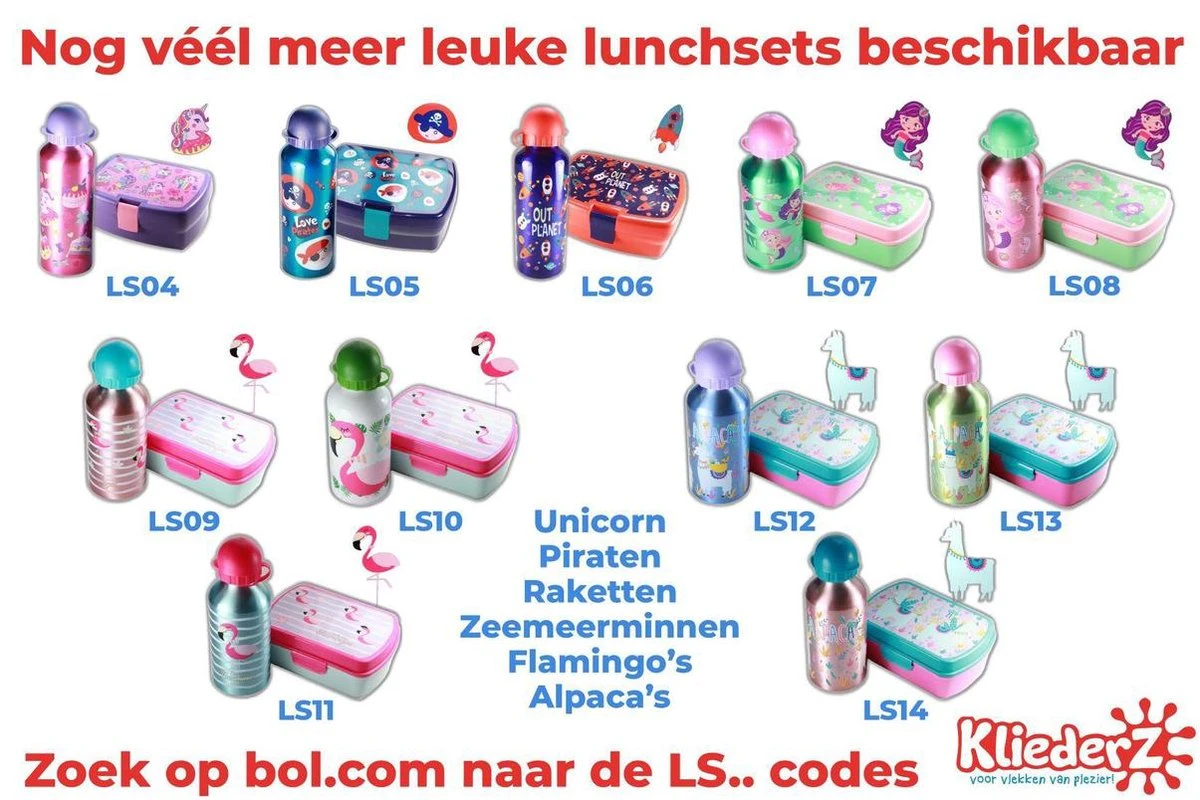 Unicorn Broodtrommel + PET Drinkfles Lichtblauw | Eenhoorn Lunchbox Set Voor Meisjes LS22 14 Unicorn Broodtrommel + PET Drinkfles Lichtblauw | Eenhoorn Lunchbox Set Voor Meisjes LS22 - Afbeelding 12