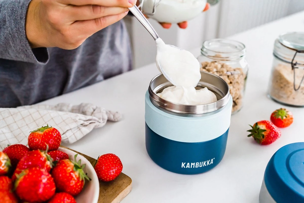 Kambukka Bora - Lunchbox - 400 Ml - Voedselcontainer Houdt 6 Uur Warm & 100 % Lekvrij - Deep Teal 6 Kambukka Bora - Lunchbox - 400 Ml - Voedselcontainer Houdt 6 Uur Warm & 100 % Lekvrij - Deep Teal - Afbeelding 4